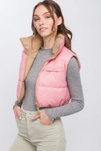 Shayla reversible puffer vest